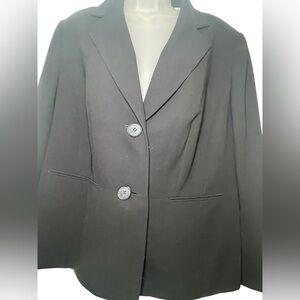 Kasper Women’s Plus Black Blazer 16W